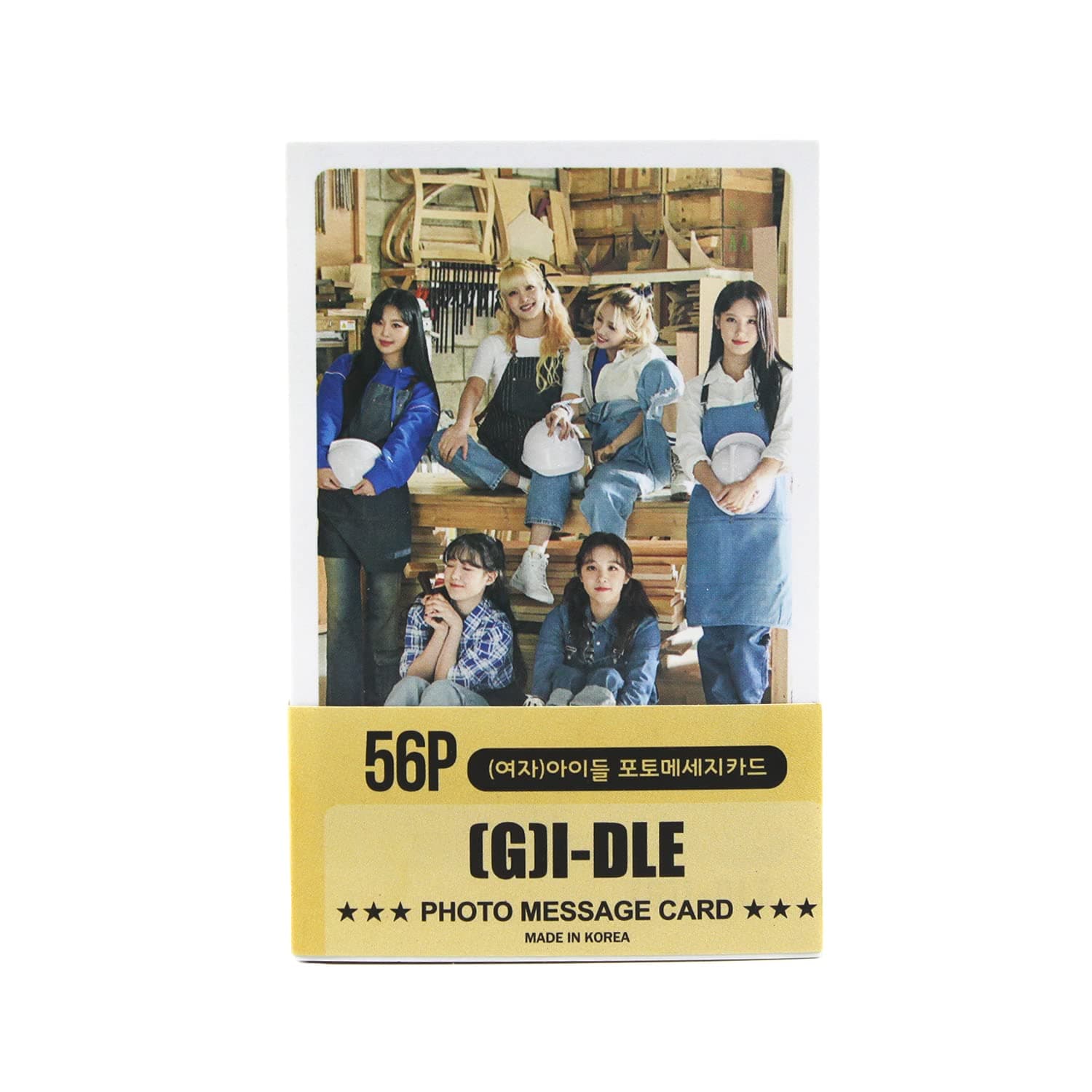K-POP IDOL Group New Photo Message Card 56pcs set (Postcard / 56sheets) or Transparent Card 25pcs set ((G)I-DLE)