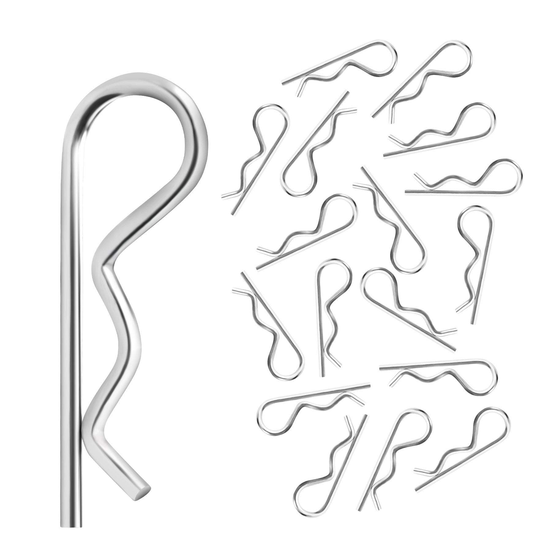 KCRTEK 50-Pack Universal RC Body Clips for All 1/10 1/12 Scale Redcat HPI Himoto HSP Exceed RC Car Parts Truck Buggy Shell Replacement