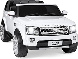 Best Choice Products 12V 3.7 MPH 2-Seater Licensed Land Rover Ride On Car Toy w/Parent Remote Control, MP3 Player - White