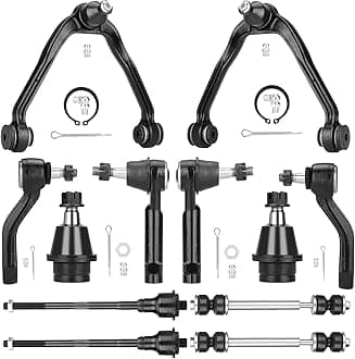 Youxmoto Front Suspension Kit Upper Control Arms Ball Joints Fit for Chevrolet Silverado Sierra Suburban 1500 Tahoe, Fit for GMC Yukon, Fit for Cadillac Escalade 2000-2006 - 12pc Set