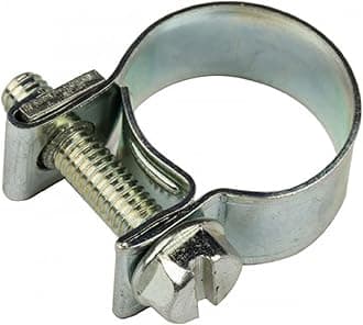 10 x Mini Fuel Line Jubilee Hose Clips Clamps Diesel Petrol Pipe Coolant Radiator [ 7 - 9mm ]