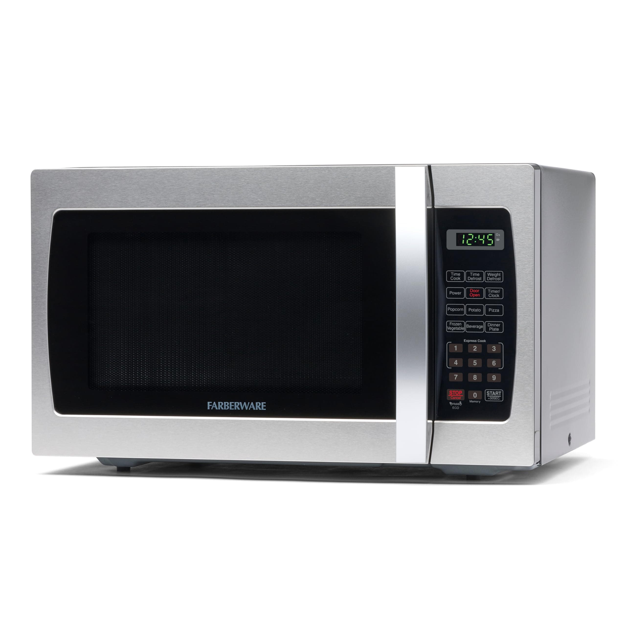 1.3 Cu. Ft. Countertop Microwave Oven – 1000 Watts Power, Auto Cook Settings, Defrost, Easy Clean and Child Safety Lock - Stainless