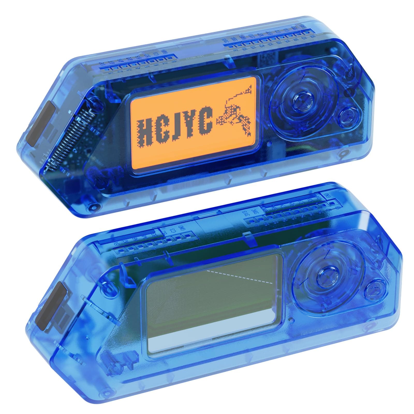 Transparent Hard Case for Flipper Zero (Blue)
