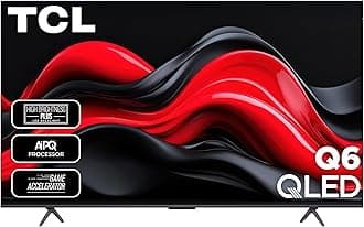 TCL 75-Inch Q65 QLED 4K UHD Smart TV with Google TV (75Q651G, 2024 Model) Dolby Vision, Dolby Atmos, HDR Pro+, Game Accelerator Enhanced Gaming, Voice Remote, Works with Alexa, Streaming Television