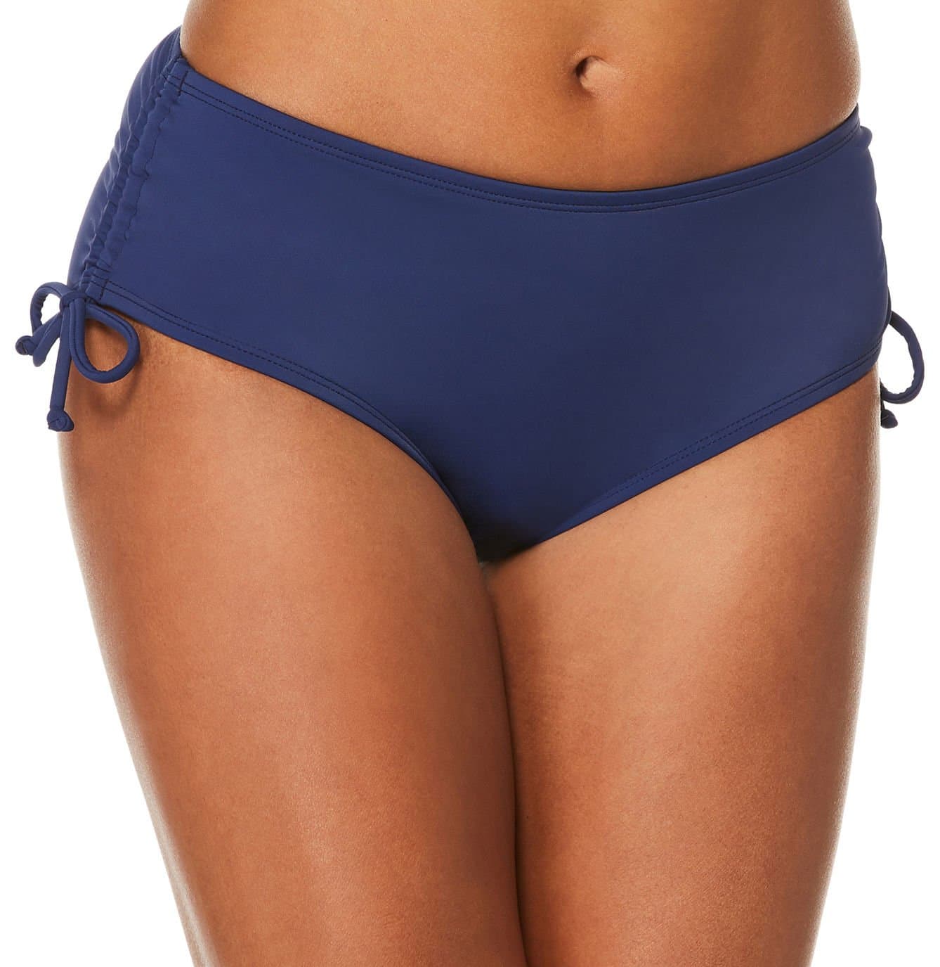 Jag Sport Womens Core Solid Boogie Swim Bottoms Large Navy blue
