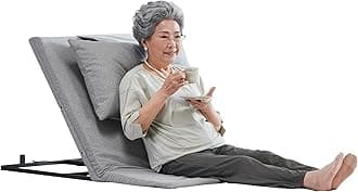 Adjustable Power Lifting Bed Backrest for Elderly Patient Injured,Sit-up Back Rest Chair for Neck Lumbar Back Support