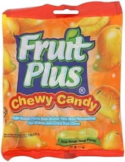 Fruit Plus Chewy Candy 150g (Mango Flavour, 6 Packs)