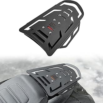 KEMIMOTO Motorcycle Rear Luggage Rack Compatible with Sportster S RH1250 2021-2024 2025 Motorcycle Luggage Rack Rear Tail Storage Black