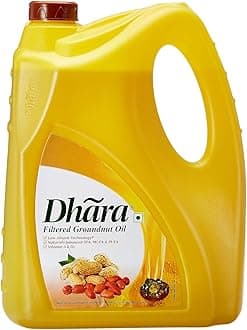Dhara Groundnut Oil Jerry Can 5 Ltr