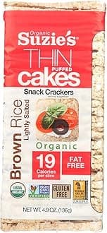 Suzie'S - Whole Grain Thin Cakes Lightly Salted Brown Rice 4.9 Oz. 143148