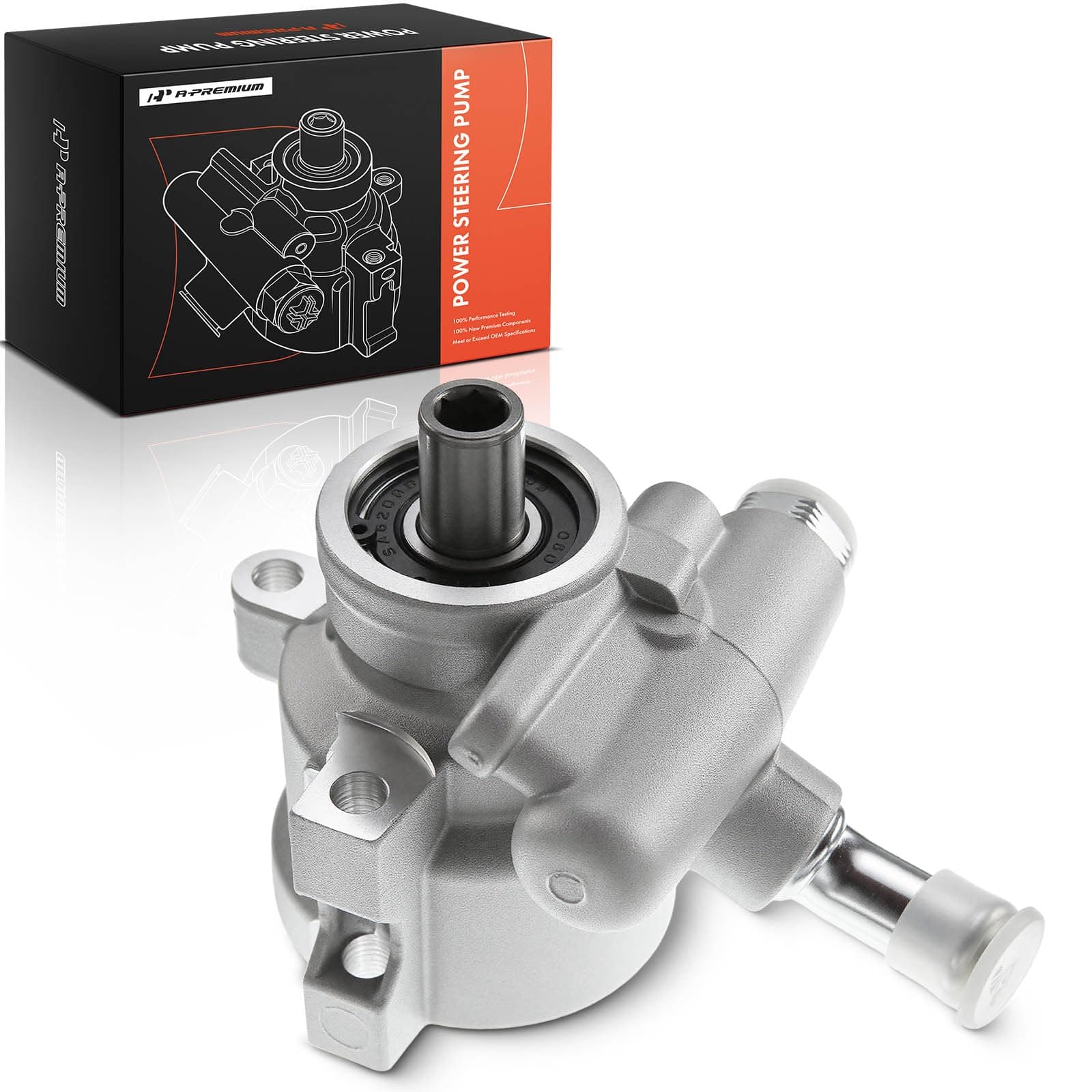 A-Premium Power Steering Pump Compatible with Chevrolet Corvette C5/C6 1997-2013, 5.7L 6.0L 6.2L 7.0L