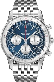 Breitling Navitimer 1 Chronograph Automatic Chronometer Aurora Blue Dial Men's Watch AB0127211C1A1