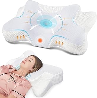DONAMA Cervical Pillow for Pain Relief Sleeping, Memory Foam Orthopedic Contour Neck Pillows for Bed with Breathable Pillowcase, Ergonomic Neck Support Pillows for Side, Back and Stomach SleepersOEKO-TEX STANDARD 100