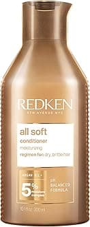 Redken All Soft Conditioner | For Dry, Brittle Hair | Moisturizes & Provides Intense Softness | With Argan Oil | 10.1 Fl Oz