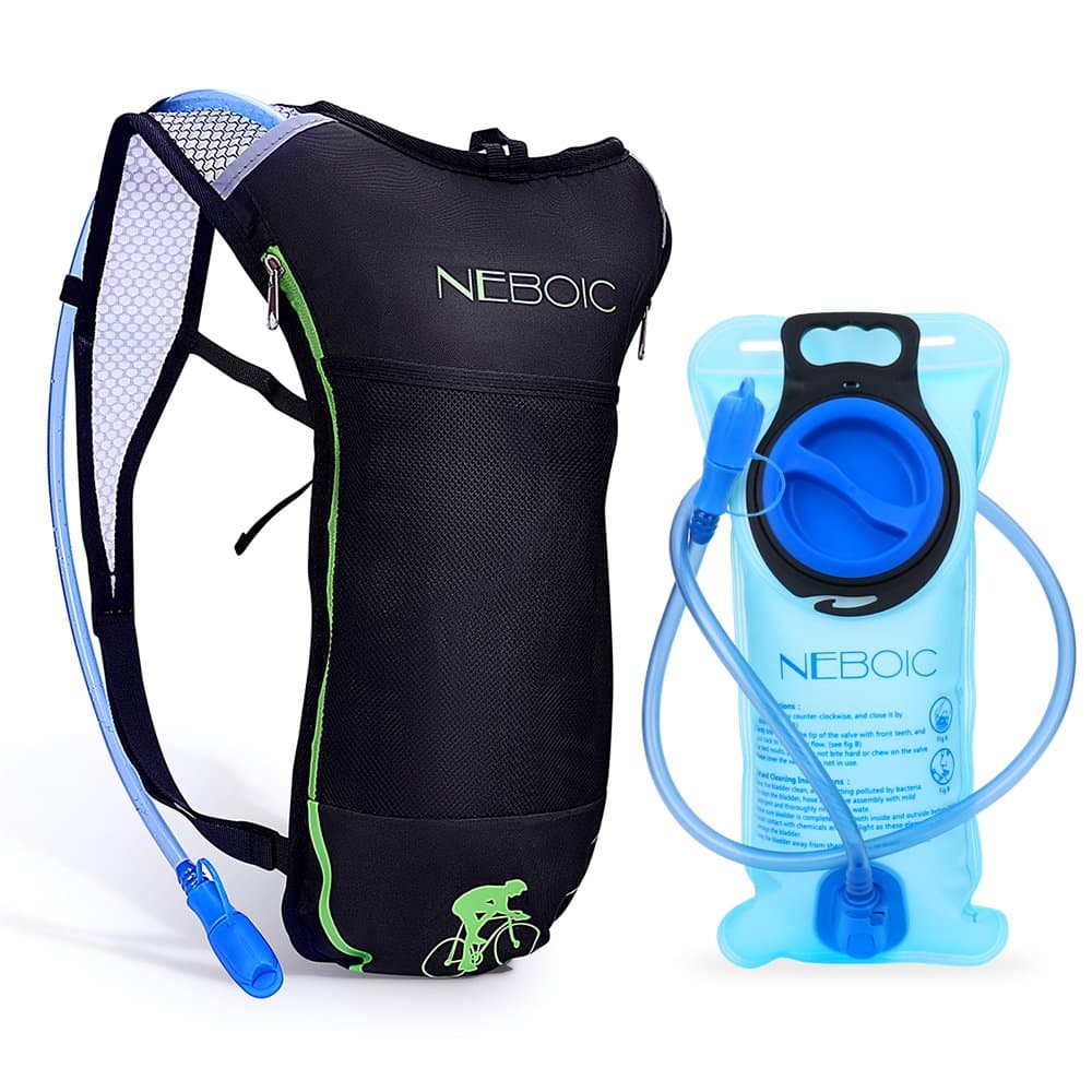 Neboic Hydration Backpack-Hydration Pack with Water Bladder 2L (70 oz) in Lightweight Backpack Style Suit for Women, Men, Kids Hydration Backpack Cycling, Hiking, Biking, Kayaking