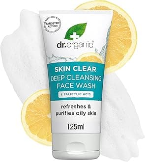 5 in 1 Skin Clear Tea Tree Deep Pore Cleansing Face Wash | Infused with Grapefruit Extract and Salicylic Acid | For Spots, Pores, Oil & Shine Control and Clearer Skin | 125ml