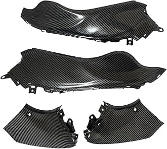 Carbon Fiber Look Frame Front Side Cover Infill Panel Trims Fairing Cowl Compatible with Suzuki GSXR1300 Hayabusa 2008-2020, RTF34F