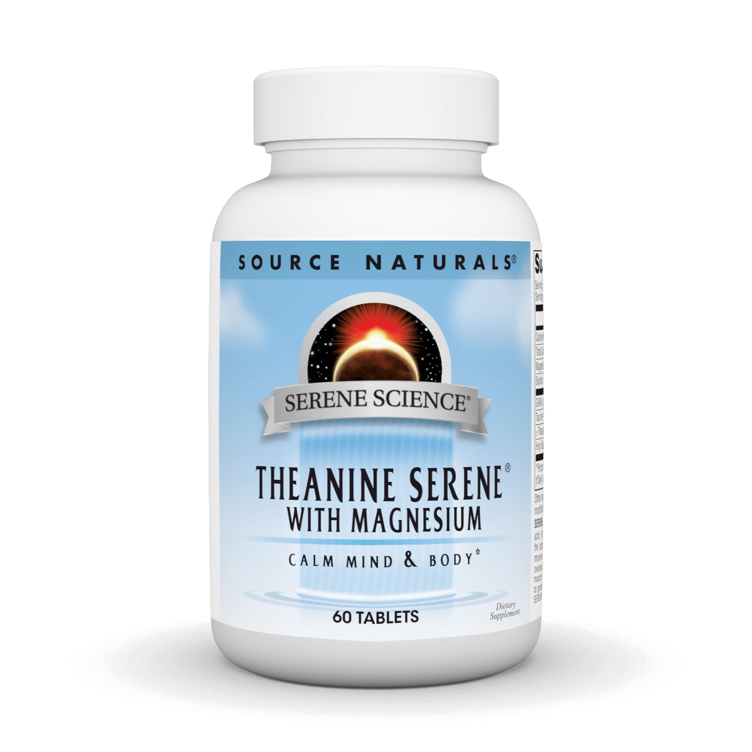 Serene Science L-Theanine with Magnesium and GABA - 60 Tablets