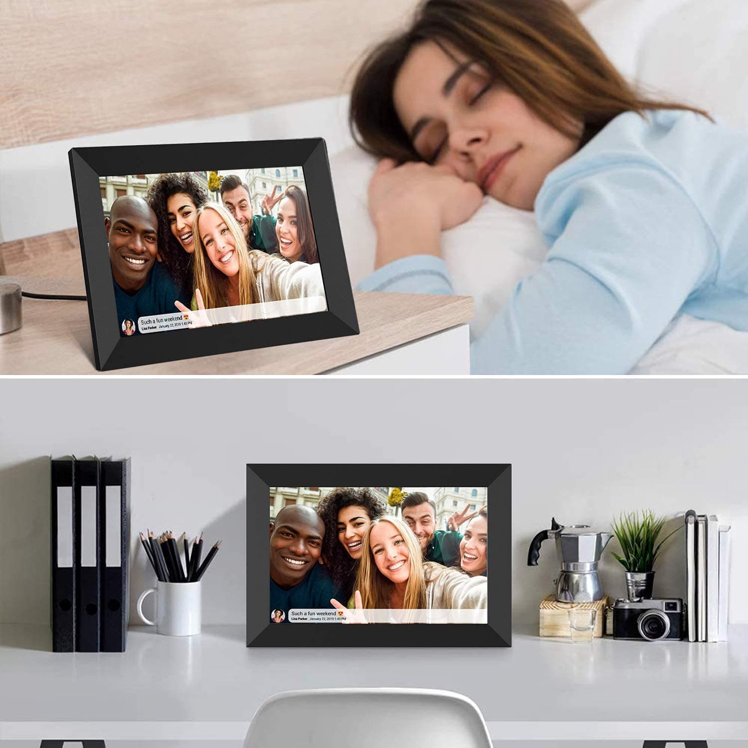 10.1 Inch HD FRAMEO WiFi Digital Photo Frame