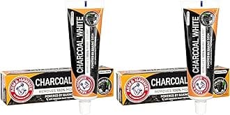 Charcoal White Toothpaste, 75ml (Pack of 2)