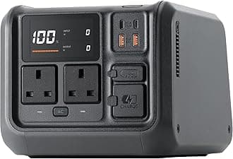 DJI Power 500 Portable Power Station, 512Wh LFP (LiFePO4) Battery, 70-Minute Fast Charging, 1000W Max Output, Power Generator for Home, Camping & RVs, Off-grid, Power Outage
