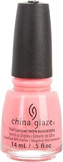 China Glaze Shocking Pink Nail Polish Lacquer with Hardeners 14ml