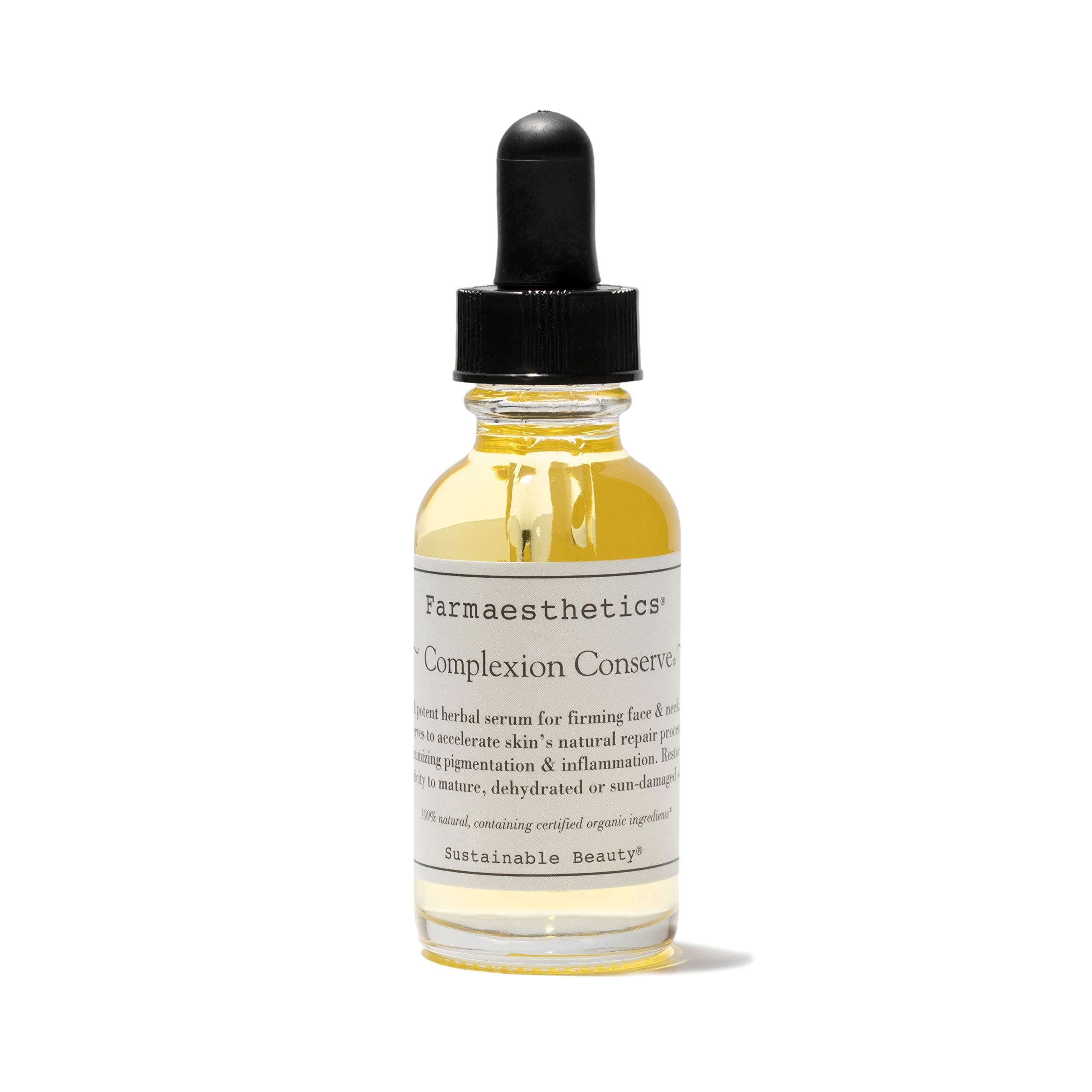 Farmaesthetics Complexion Conserve Face Serum (1 fl oz) | Ethically Sourced Sustainable Beauty | Clean, All Natural, Small Batch Skincare
