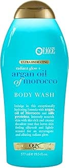 Radiant Glow + Argan Oil of Morocco Extra Hydrating Body Wash, 19.5 Ounce