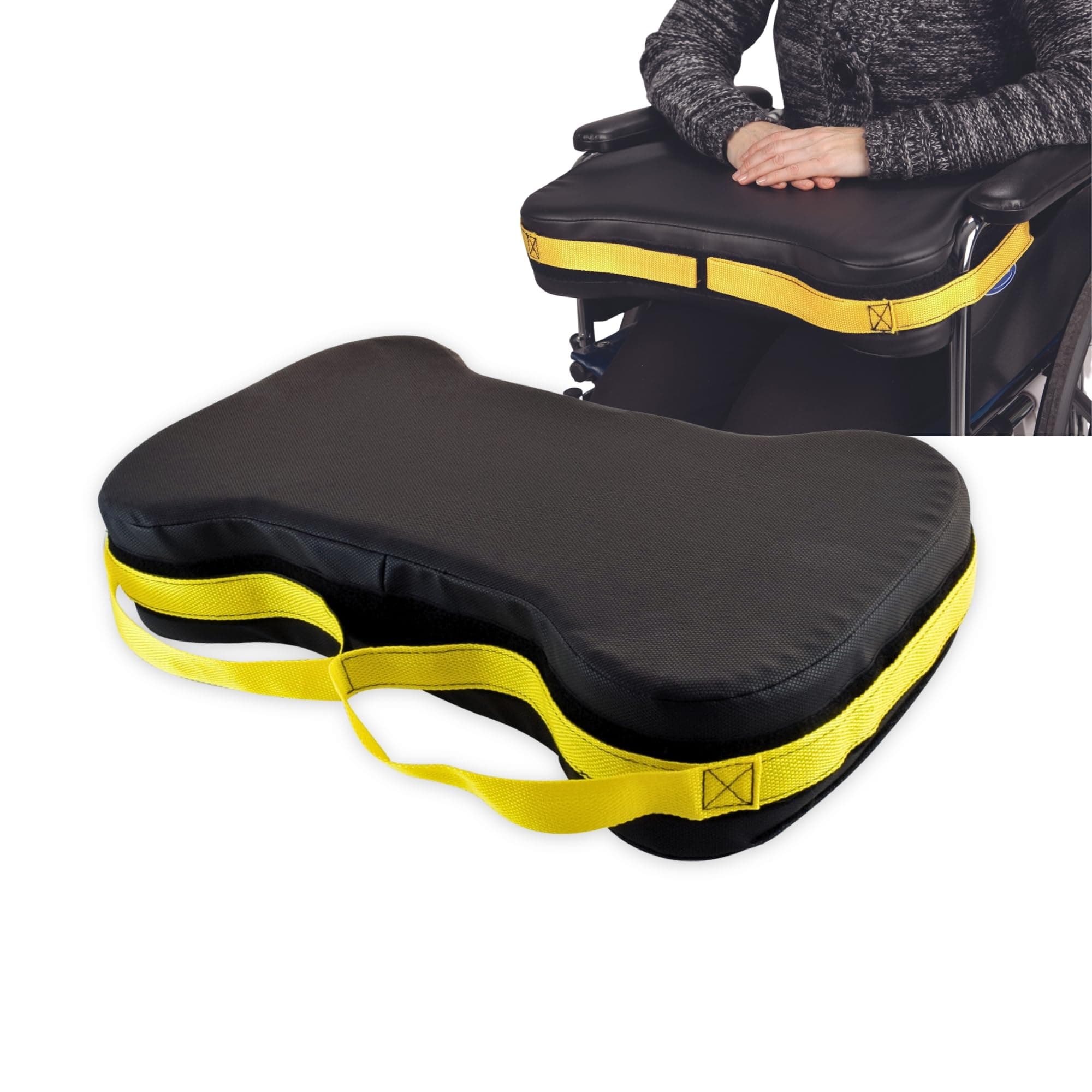Secure® Easy-Release Wheelchair Lap Cushion - Lap Tray - One Year Warranty