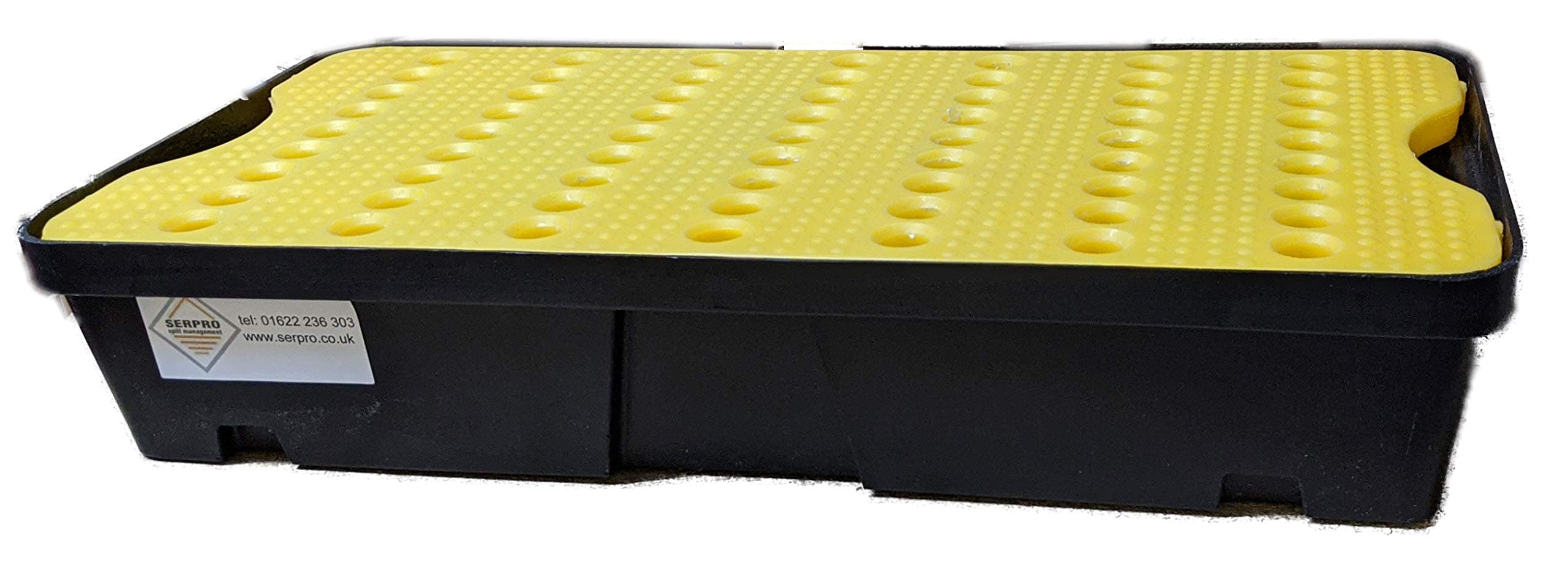 80 x 40cm 30 Litre Spill/Drip Tray with Removable Grid - Heavy-Duty, Chemical-Resistant Spill Containment Solution