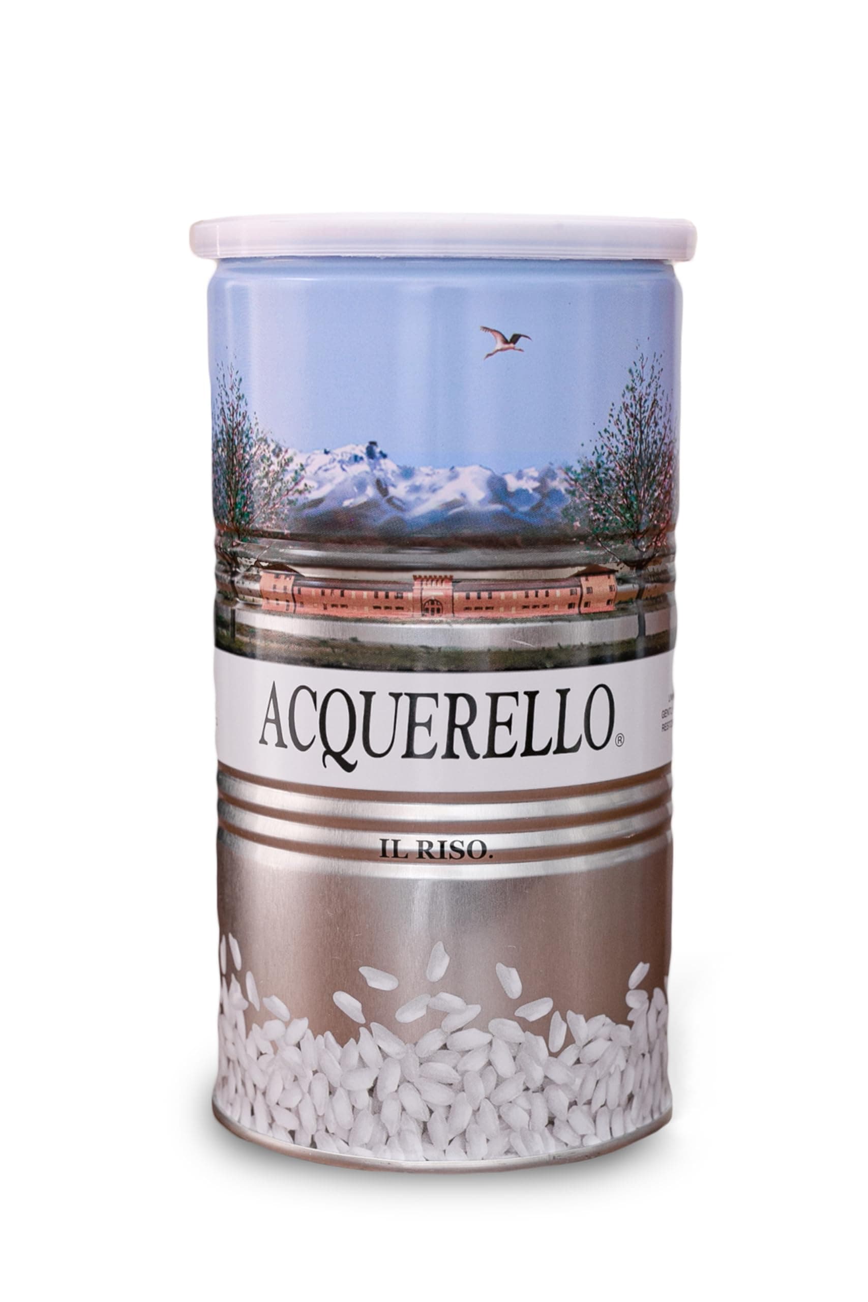 Italian Carnaroli Aged Risotto Rice in Tin Can, 2.2 Lbs (1kg) | From Vercelli Province in Italy