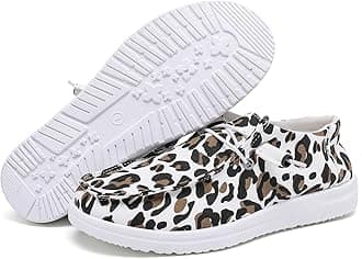 Womens Loafers Women Shoes Casual Slip-On Canvas Shoes Breathable Lightweight Boat Shoes for Women