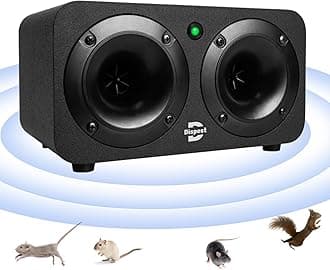 Powerfull Effective Plug in Ultrasonic and Bionic Rodent Mouse Repeller for Building, warehouse, garage, attic, Restaurant, Supermarket amd more. (Modern)