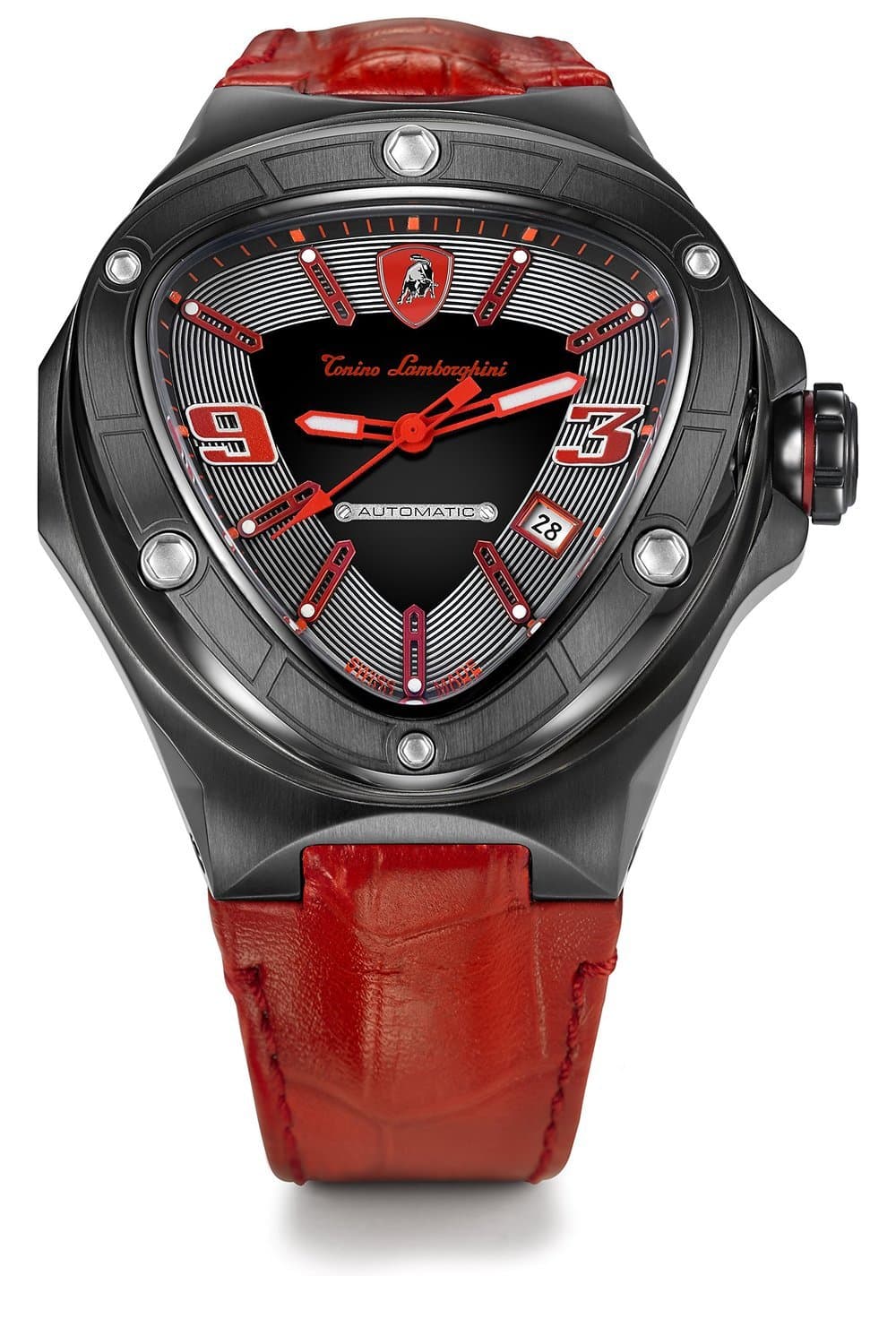 Lamborghini Spyder Automatic Black Dial Men's Watch 8853