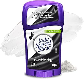 MENNEN Lady Speed Stick Invisible Dry Deodorant Powder Fresh, 1.4 Ounce, Purple (96369)