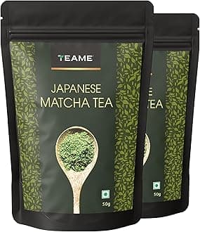 - Matcha Tea Powder - 100g (66 Servings) | Matcha Tea | Japanese Green Tea Powder | 100% Pure Authentic Matcha with High ANTIOXIDANTS | Sourced from Japan | 50g - Pack of 2