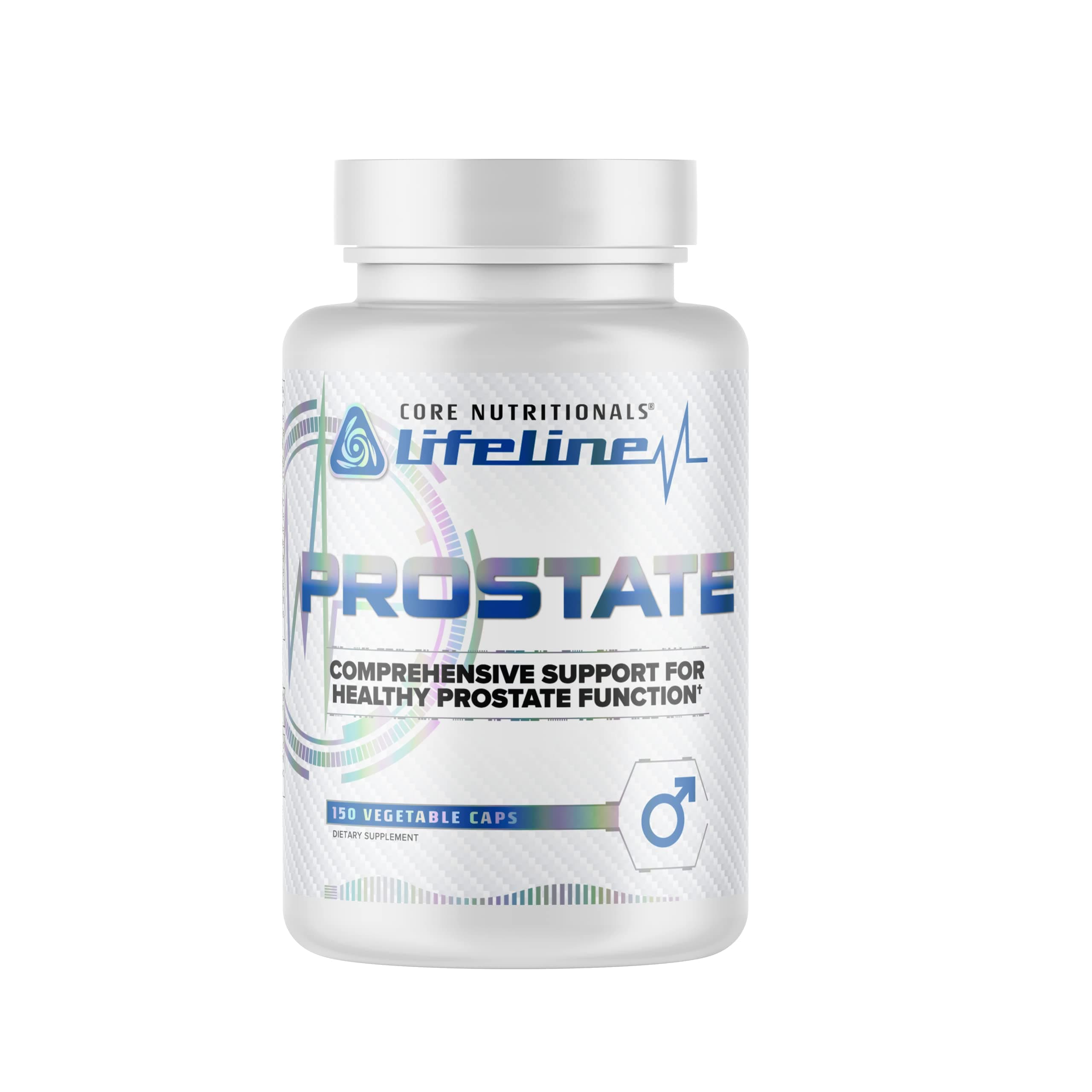 Core Nutritionals Lifeline Prostate Comprehensive Support for Healthy Prostate Function, 150 Capsules