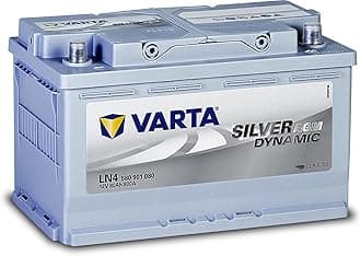 [Varta] VARTA Battery 580-901-080 F21 AGM Varta Silver Dynamic 580901080 High Performance Import Car Battery Car Battery Idle Stop Vehicle