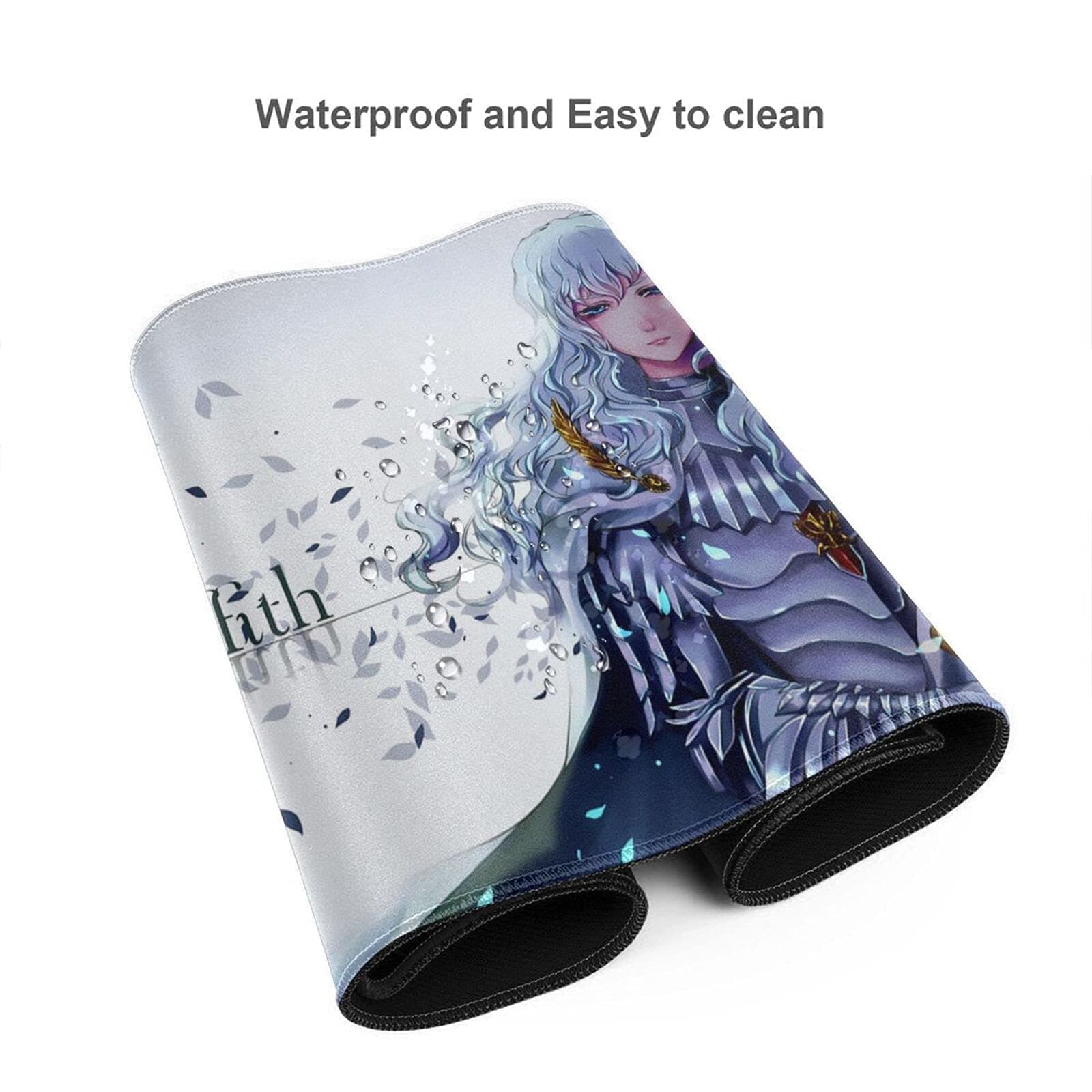 Berserk Textured Mouse Pad, Non-Slip Mouse Pad for Laptops, Computers and Pcs.Anime Mouse Pad,Gaming Mouse Pad,Game Dedicated.40x75(cm).