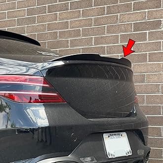 Trunk Spoiler with Center Cut Compatible with Genesis G70 2018-present SpoilerKing (284VC)