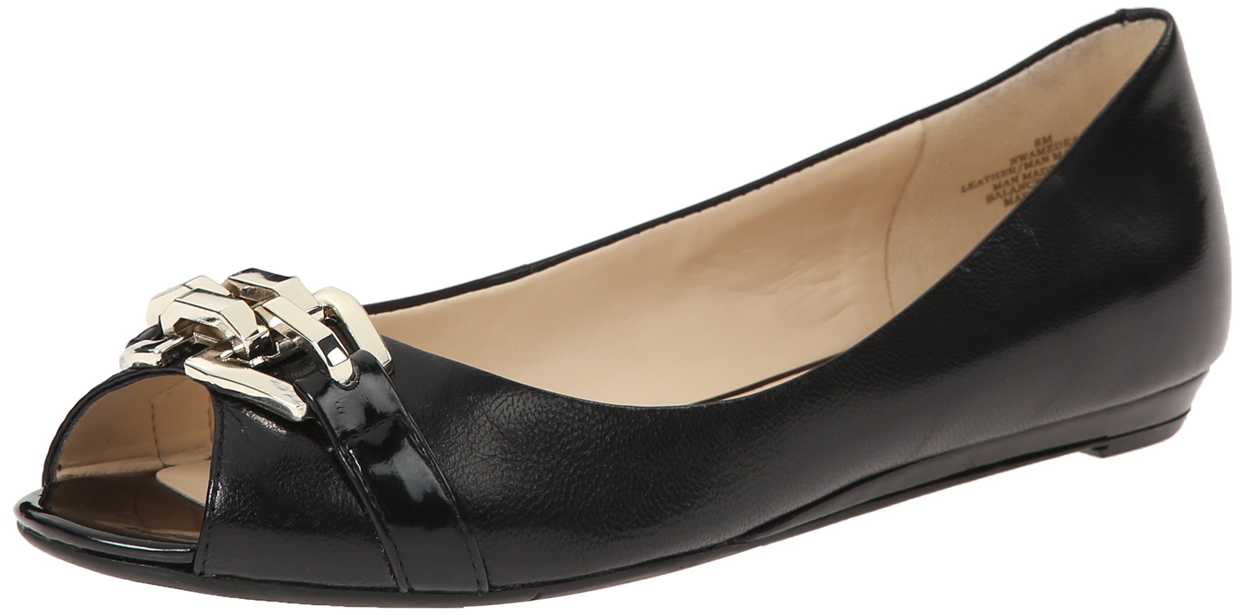 Nine West Women's Amedea Leather Ballet Flat