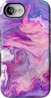 CaselyiPhone 16e Case | Tie Dying Over You | Purple Marble | Compatible with MagSafe | Bold Protective DesignClimatePartner certified