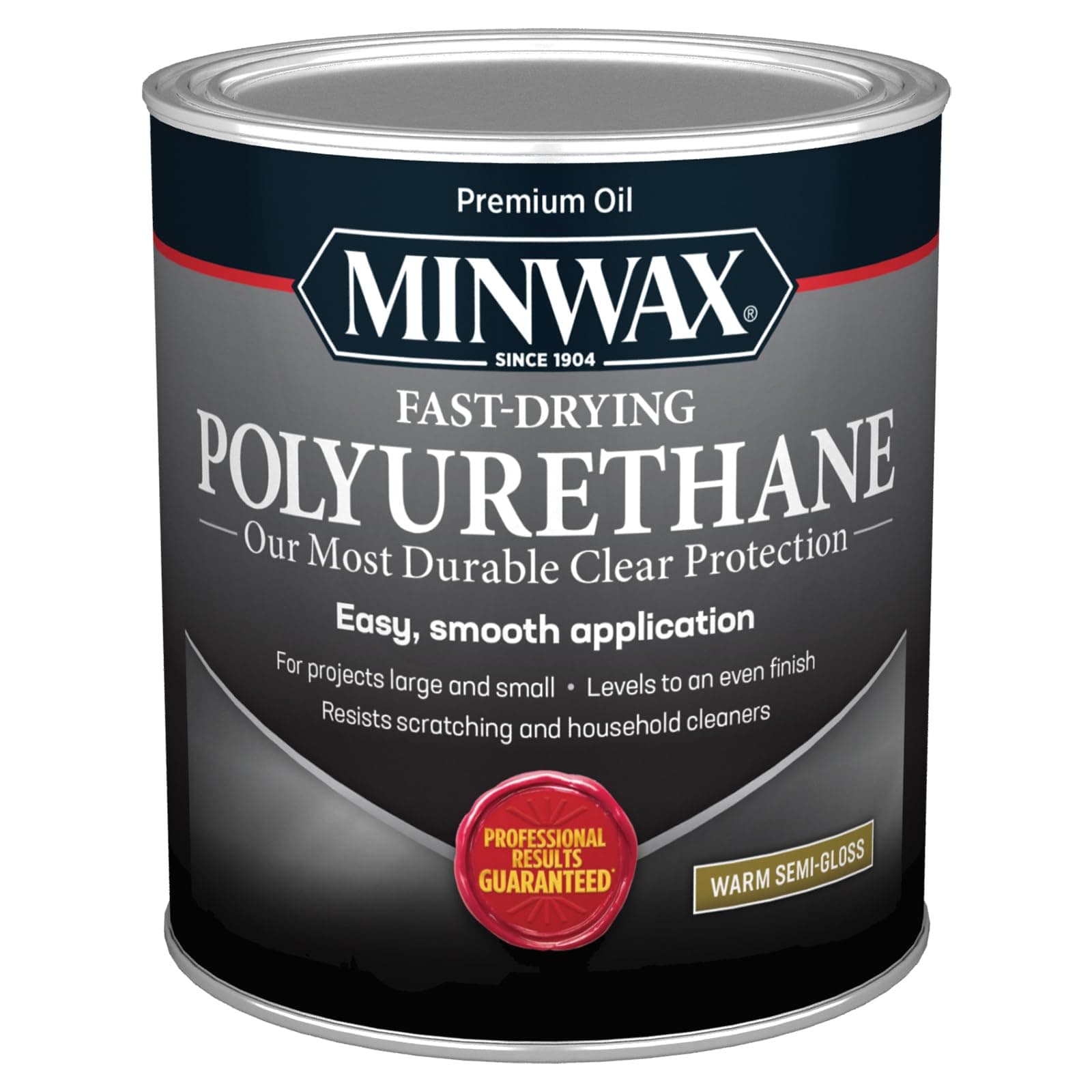 Minwax Polyurethane Qart Semi - 63005444-1 Quart, Clear Semi-gloss