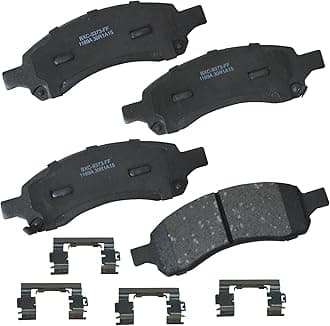 Bendix Premium SBC1169A Ceramic Front Brake Pads for Buick Enclave 2017-2008, Chevrolet Traverse 2017-2009, GMC Acadia 2016-2007, Acadia Limited 2017, Saturn Outlook 2010-2007