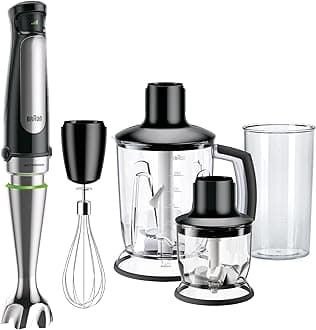 – MultiQuick 7 MQ7045 Hand Blender, Mixer, ActiveBlade System, EasyClick Plus System, Splash Control