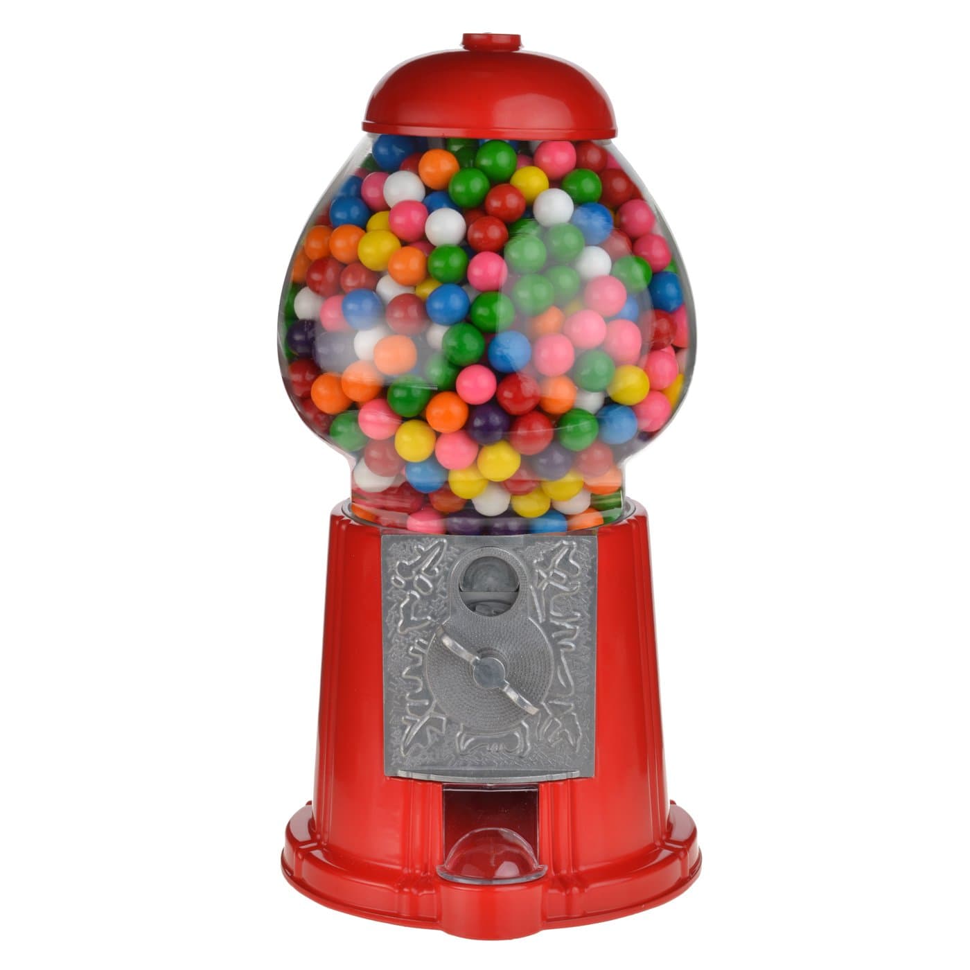 15" Red King Size Classic Gumball Machine Includes 1 Pound of Gumballs