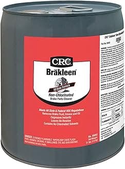 CRC Brakleen 1003667 Brake Parts Cleaner Non-Chlorinated 50 State Formula, 5 Gallon, [1 Pack]