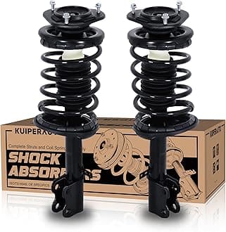 271951 271952 Front Struts Complete Assembly Compatible for 1998-2002 Chevy Prizm / 1993-2002 Toyota Corolla / 1993-1997 Geo Prizm 2PCS (Left and Right) Shocks Absorbers