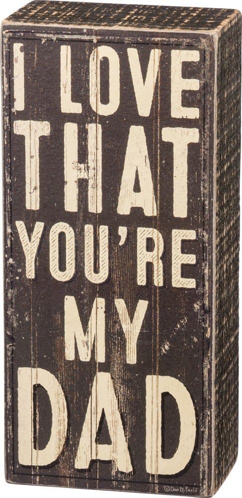 Primitives by KathyBox Sign, Wood, Black