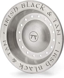 Outset Bartending Tool, Iriish Black and Tan Layering Tool, 3.75", Stainless Steel